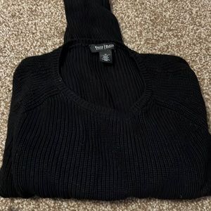White house black market black crop sweater size medium